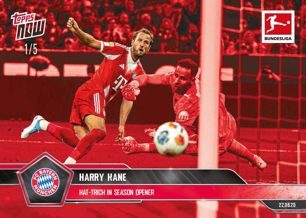 Harry Kane - 2025-26 Bundesliga Topps NOW® Card 4 - PR: 424