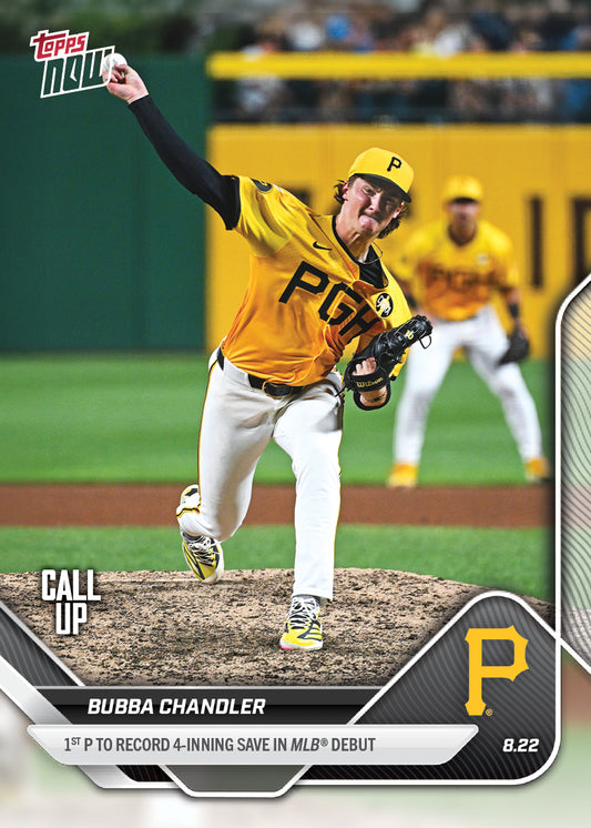 Bubba Chandler - 2025 MLB Topps NOW® - Card 592 - LOOK FOR AUTOS - PR: 4618