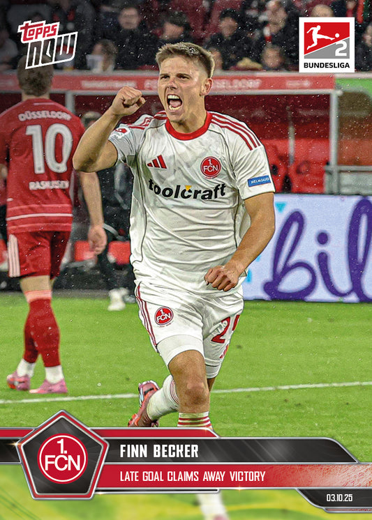 Finn Becker - 2025-26 Bundesliga Topps NOW® - Card 36 - PR: 146