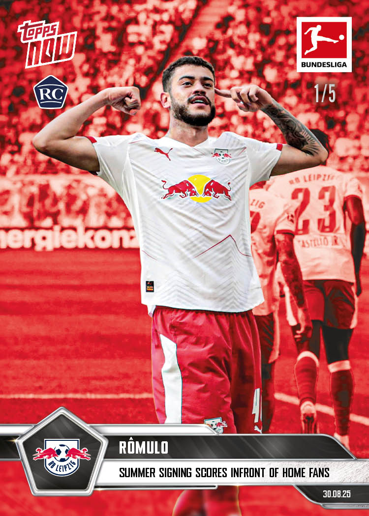 Romulo - 2025-26 Bundesliga Topps NOW® - Card 14 - PR: 285