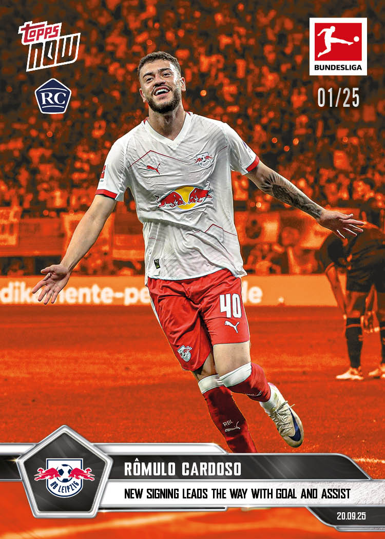 Rômulo Cardoso - 2025-26 Bundesliga Topps NOW® - Card 26 - PR: 195