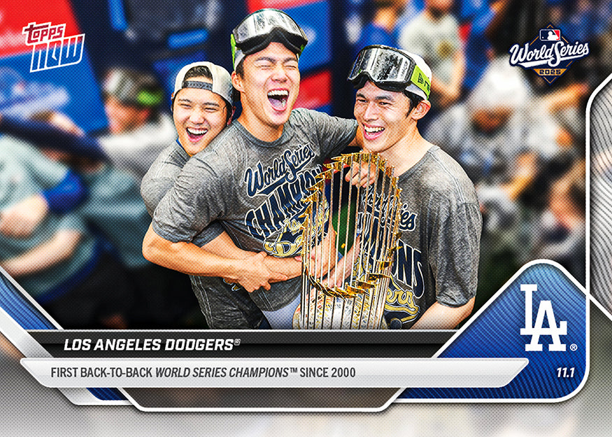 Los Angeles Dodgers - 2025 MLB Topps NOW® - Card 929 - PR: 24578