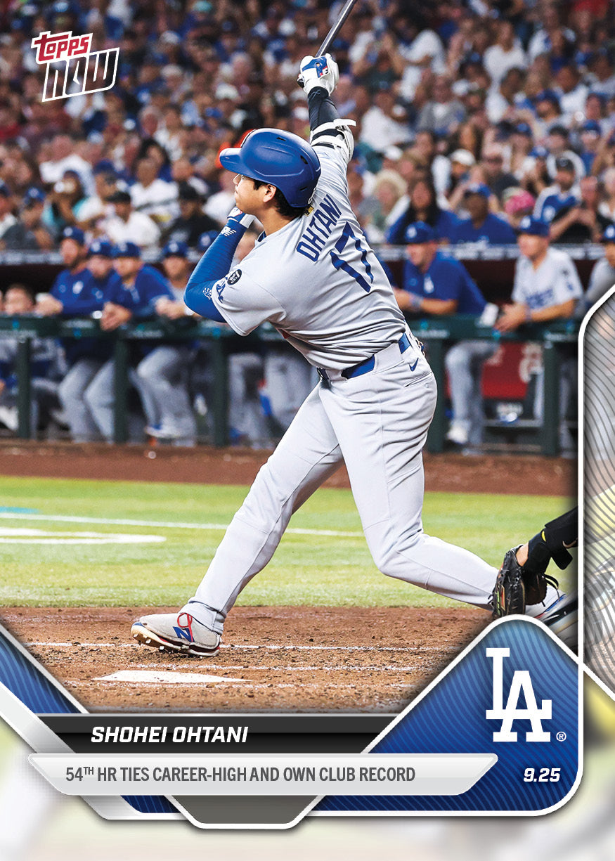 Shohei Ohtani - 2025 MLB Topps NOW® - Card 769 - PR: 6417