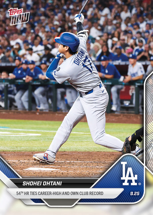 Shohei Ohtani - 2025 MLB Topps NOW® - Card 769 - PR: 6417