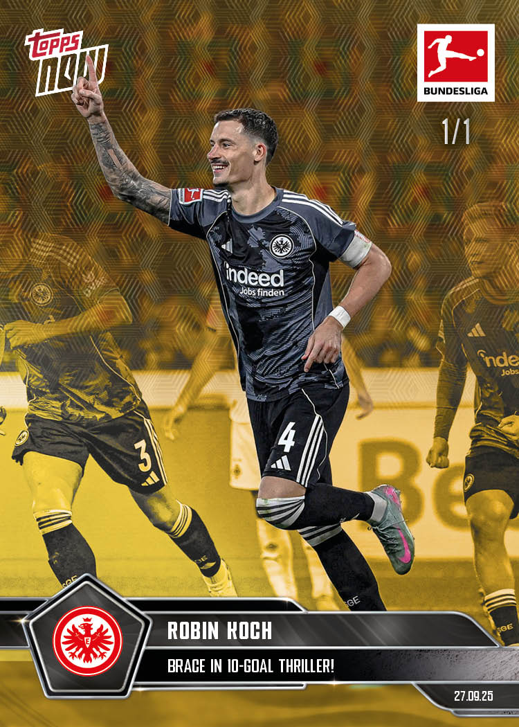 Robin Koch - 2025-26 Bundesliga Topps NOW® - Card 35 - PR: 157