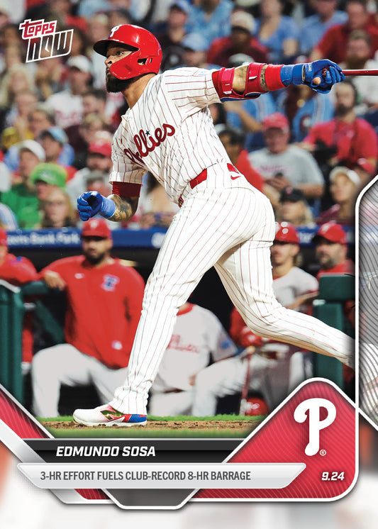 Edmundo Sosa - 2025 MLB Topps NOW® - Card 760 - PR: 1257