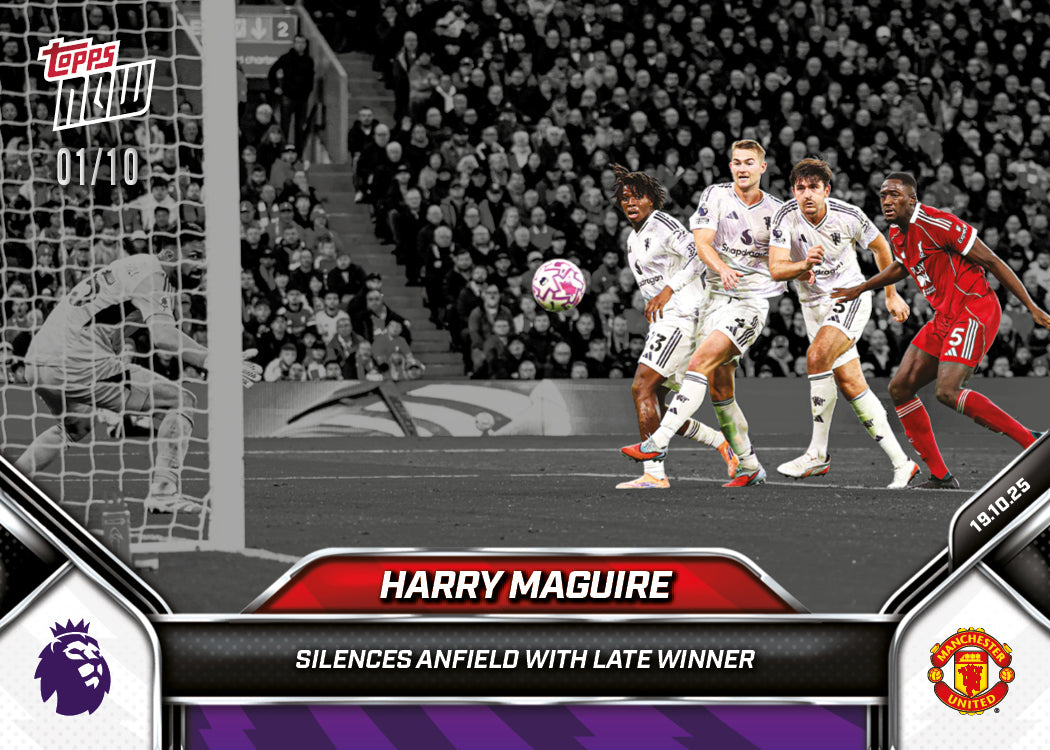 Harry Maguire - 2025-26 Premier League Topps NOW® - Card 39 - PR: 902