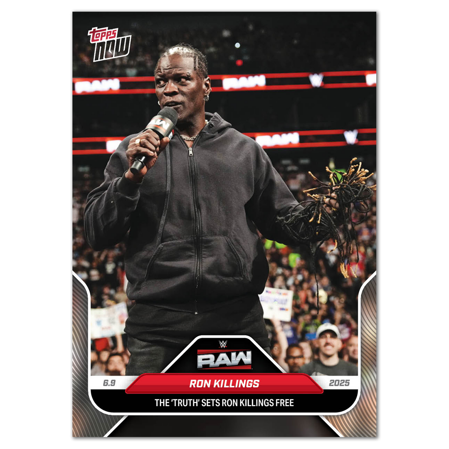 Ron Killings - 2025 WWE Topps NOW® - Card 66 - PR: 1223