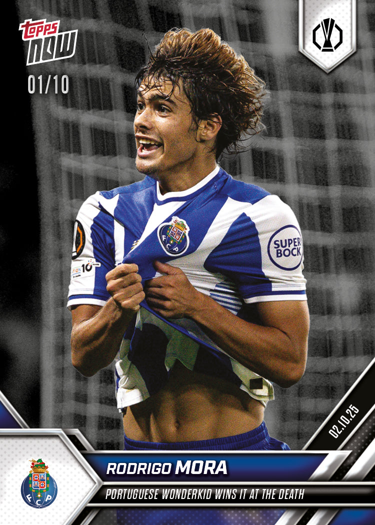 Rodrigo Mora - 2025-26 UEL Topps NOW® - Card 4 - PR: 709