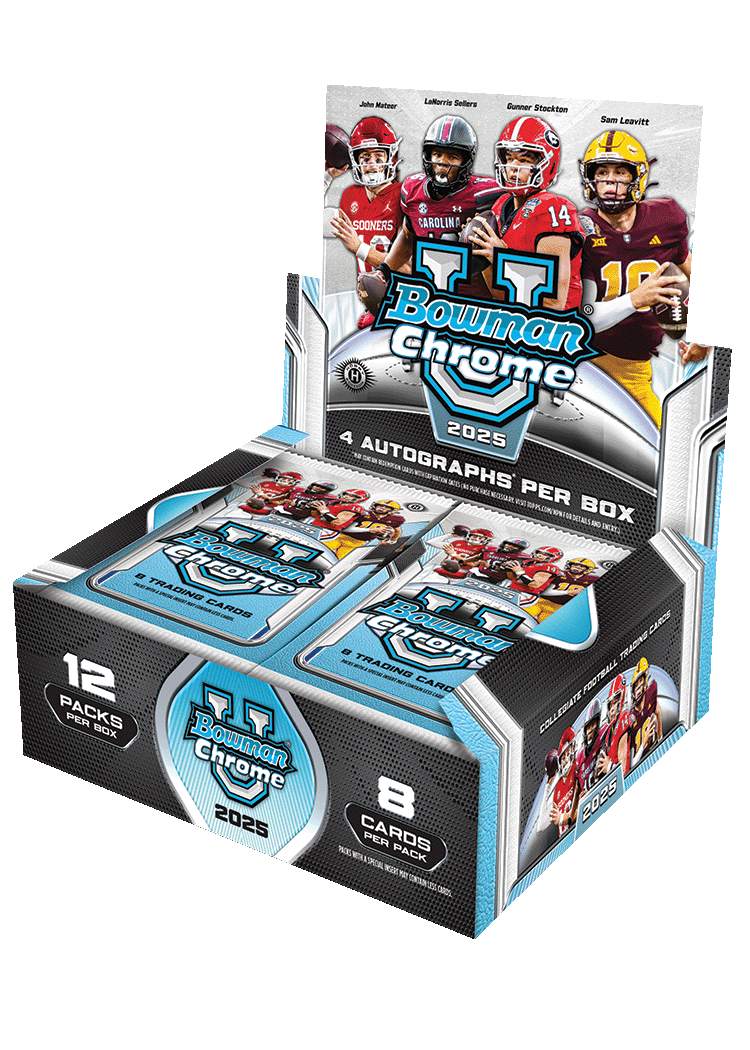 2025 Bowman University Chrome® Football - Hobby Jumbo Box