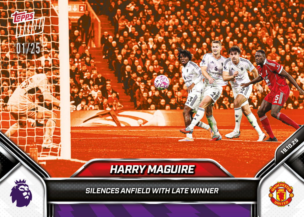 Harry Maguire - 2025-26 Premier League Topps NOW® - Card 39 - PR: 902