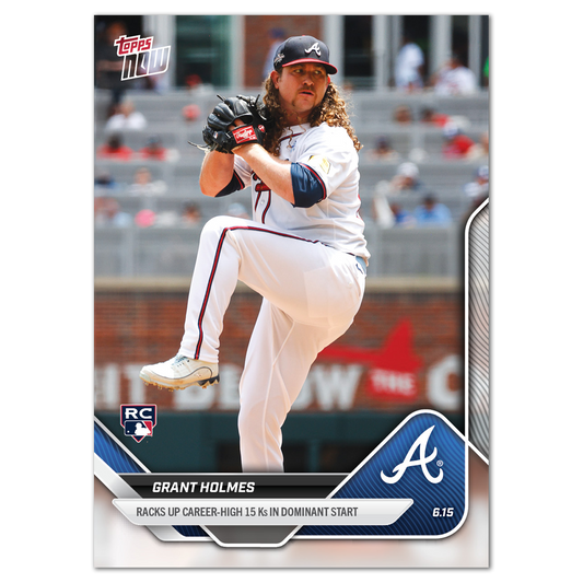 Grant Holmes - 2025 MLB Topps NOW® - Card 300 - PR: 762