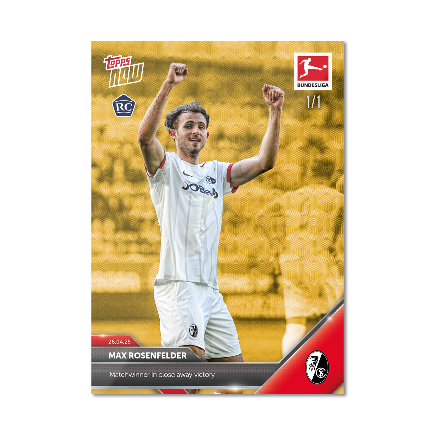 Max Rosenfelder - 2024-25 Bundesliga Topps NOW® Card 172 - PR: 129