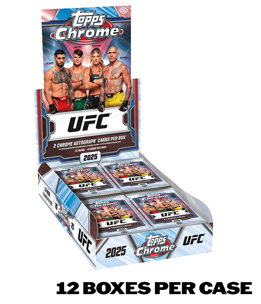 2025 Topps Chrome® UFC - Hobby Box - Sealed Case