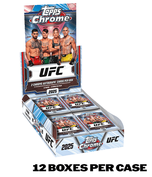 2025 Topps Chrome® UFC - Hobby Box - Sealed Case