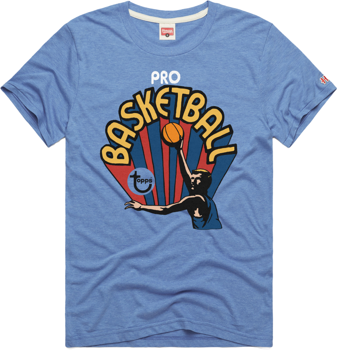 Topps Basketball Pro League Blue Tee