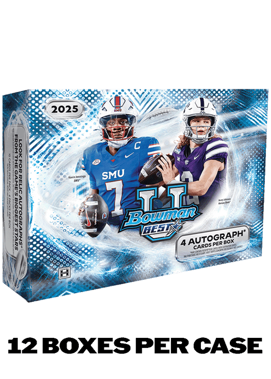 2025 Bowman University Best Football - Hobby Box - Sealed Case