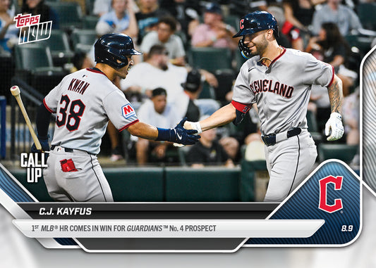 C.J. Kayfus - 2025 MLB Topps NOW® - Card 536 - PR: 1137