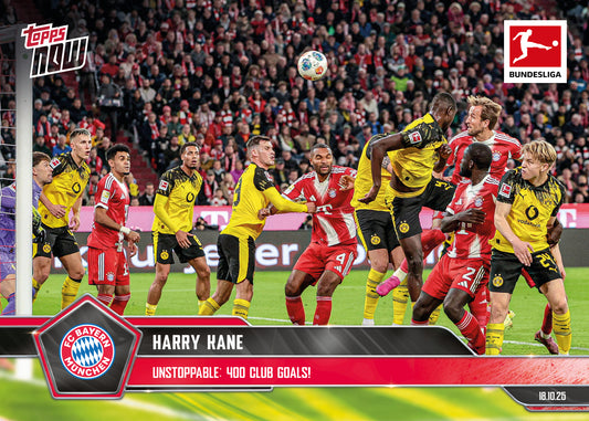 Harry Kane - 2025-26 Bundesliga Topps NOW® - Card 43 - PR: 513