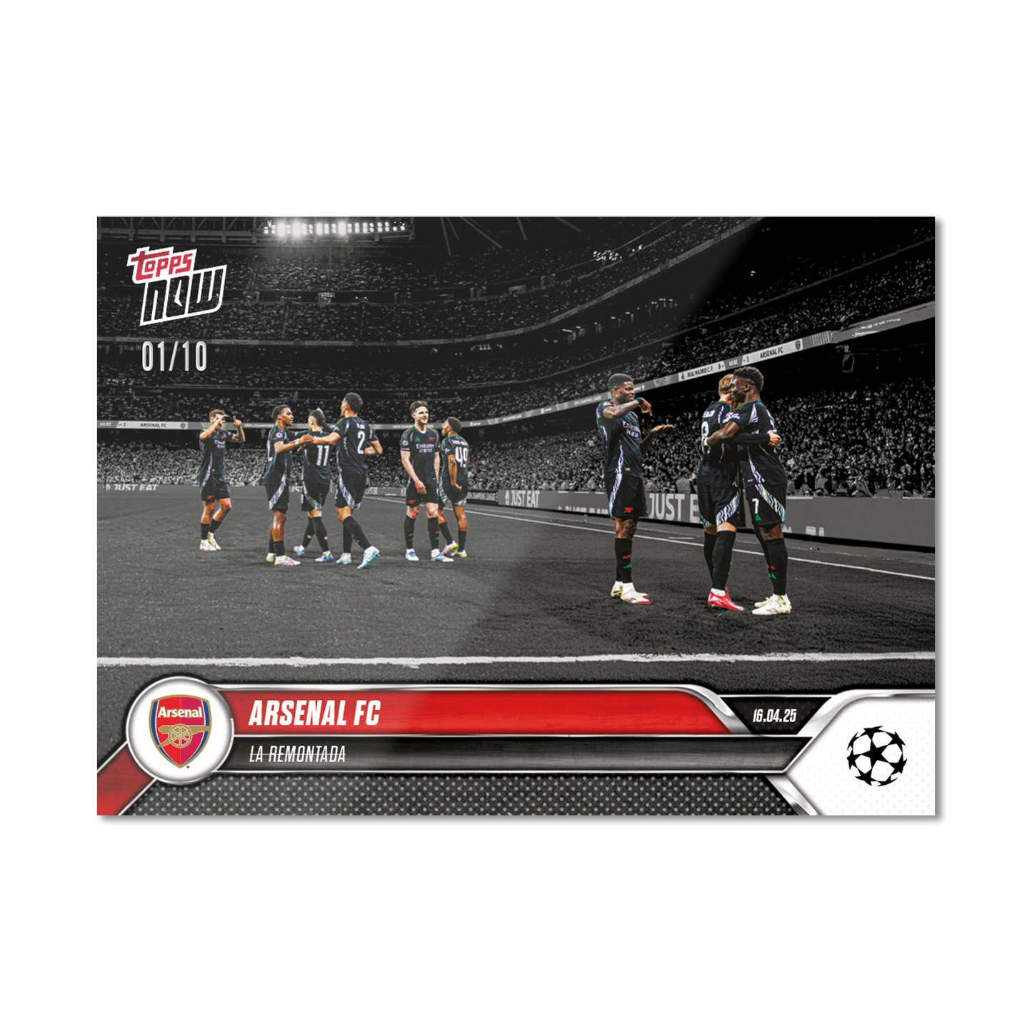 Arsenal FC - 2024-25 UCL Topps NOW® - Card 143 - PR: 641