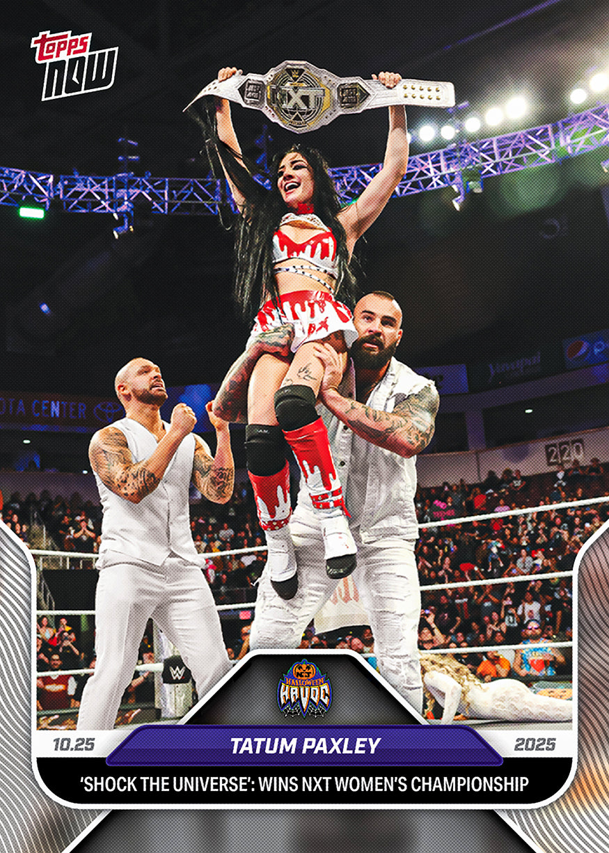 Tatum Paxley - 2025 WWE Topps NOW® - Card 117 - PR: 1150