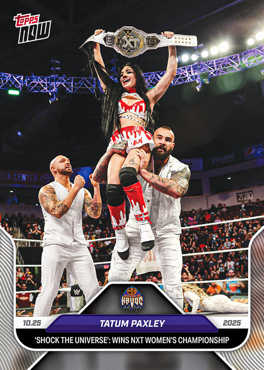 Tatum Paxley - 2025 WWE Topps NOW® - Card 117 - PR: 1150