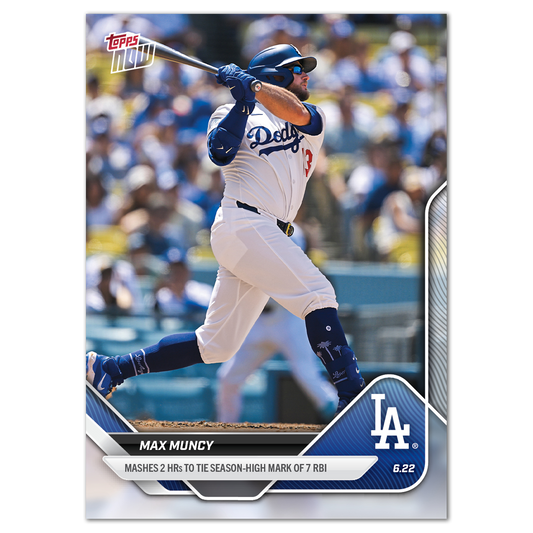 Max Muncy - 2025 MLB Topps NOW® - Card 339 - PR: 955