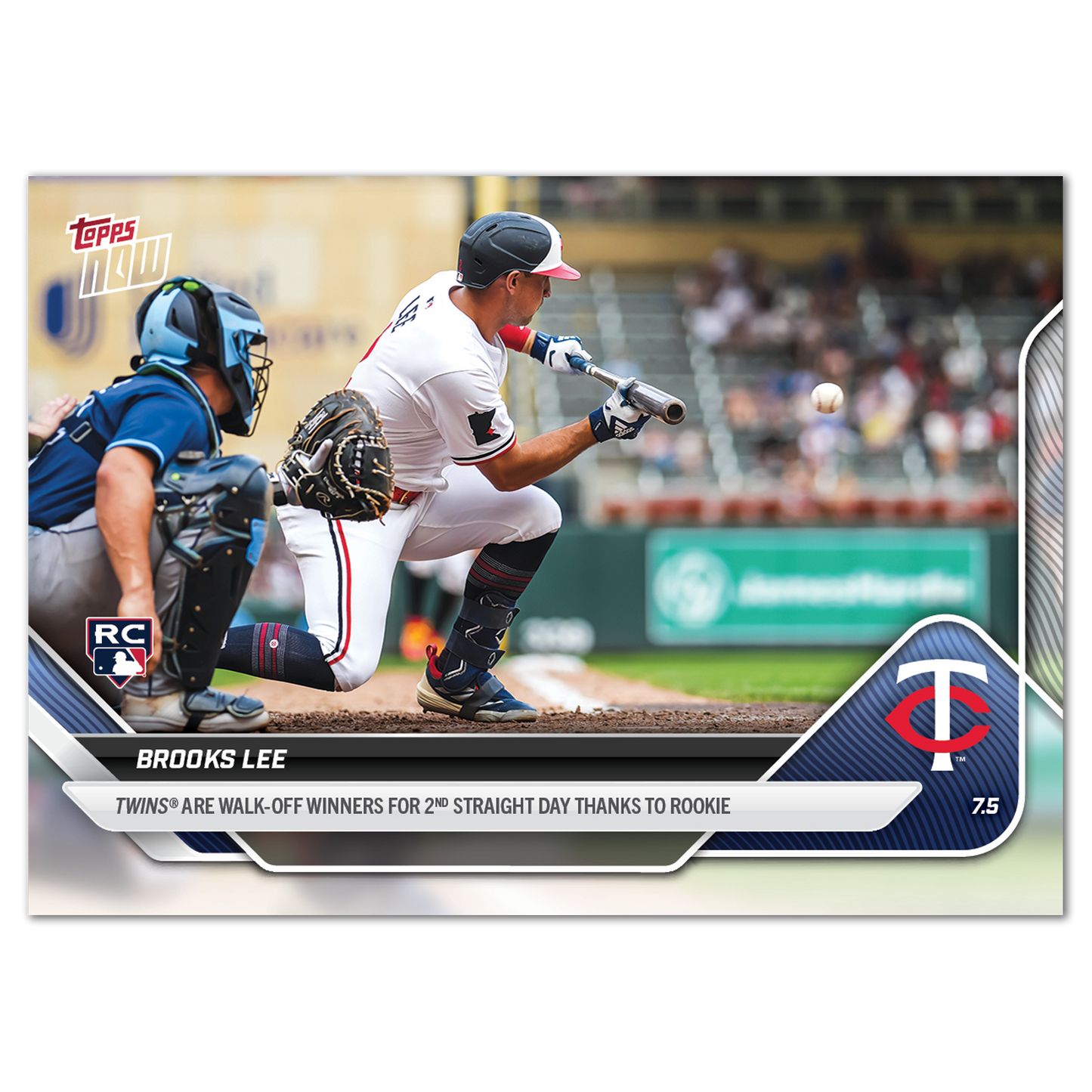 Brooks Lee - 2025 MLB Topps NOW® - Card 388  - PR: 710