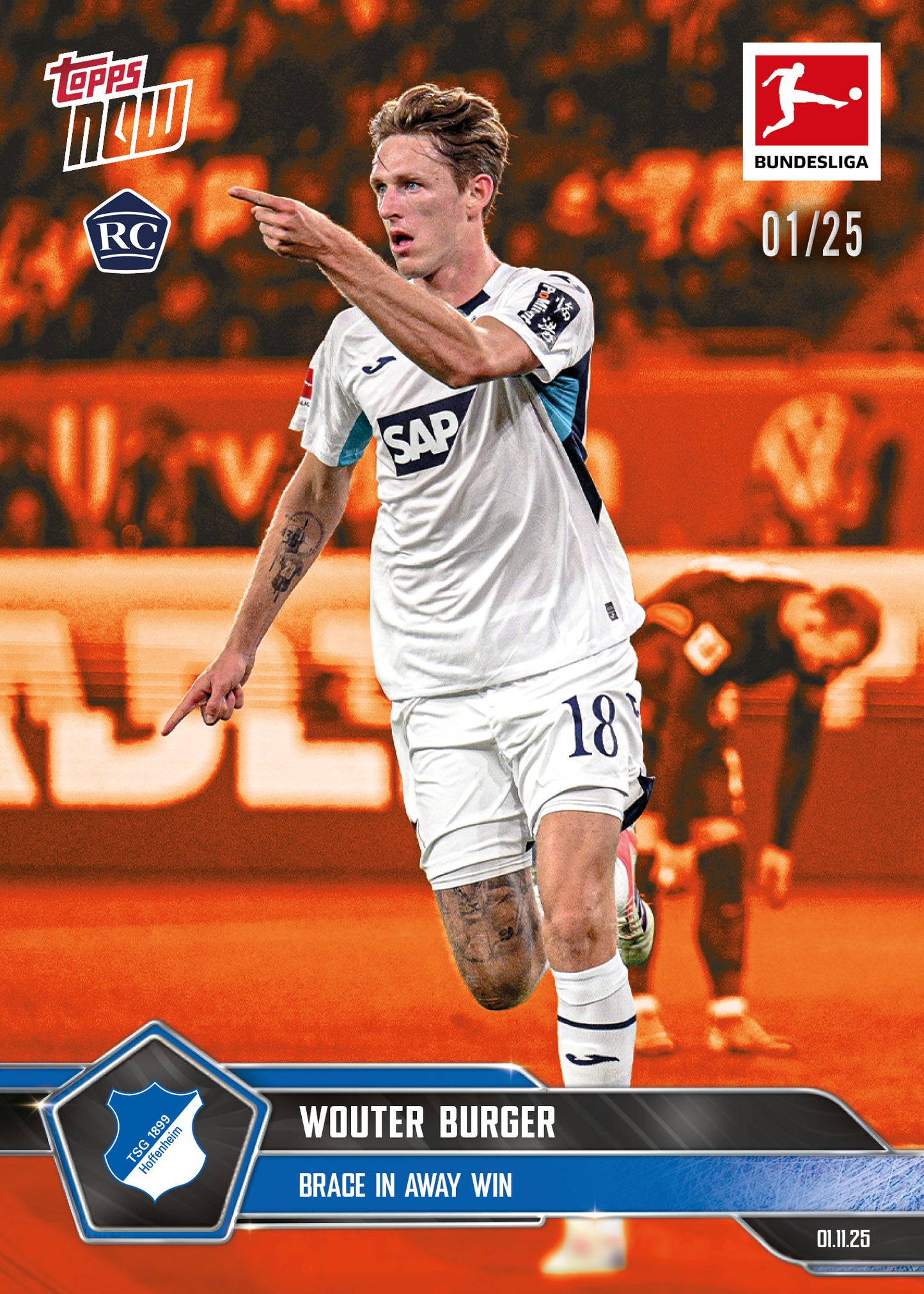 Wouter Burger - 2025-26 Bundesliga Topps NOW® - Card 55