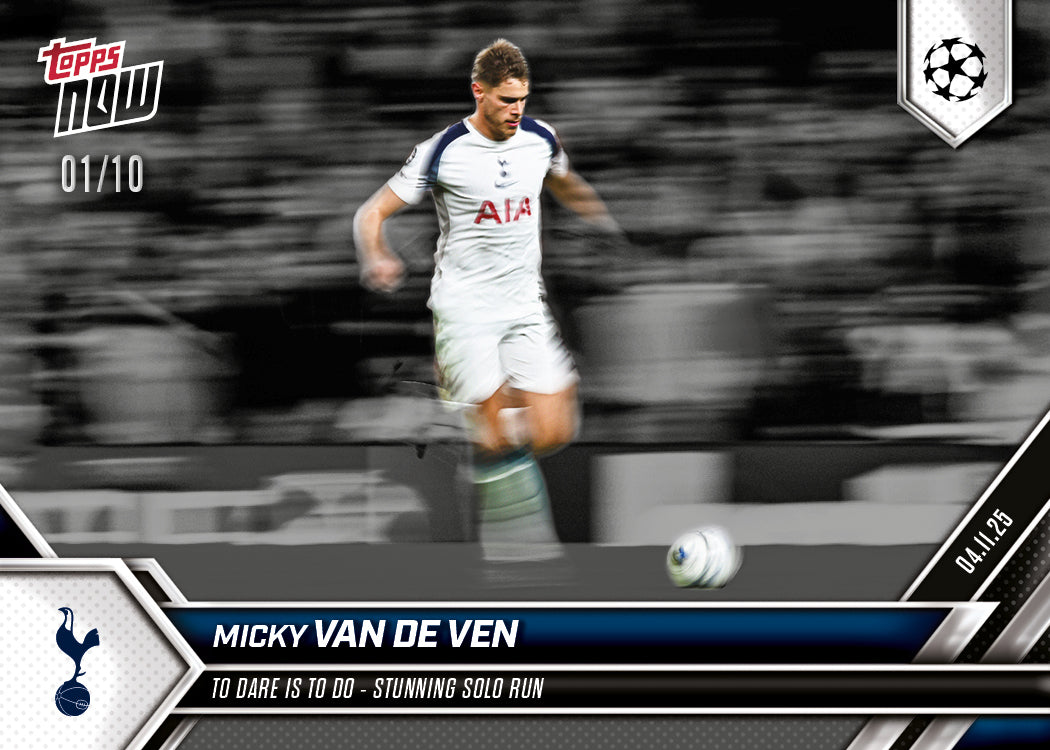 Micky van de Ven - 2025-26 UCL Topps NOW® - Card 42