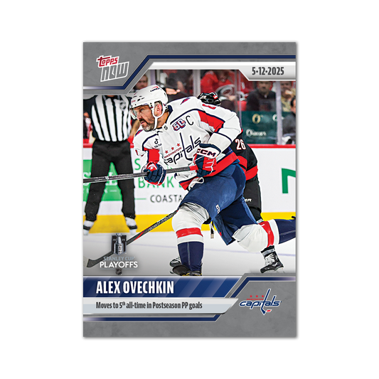 Alex Ovechkin - 2024-25 NHL Topps NOW® - Sticker # 181 Pack - PR: 465