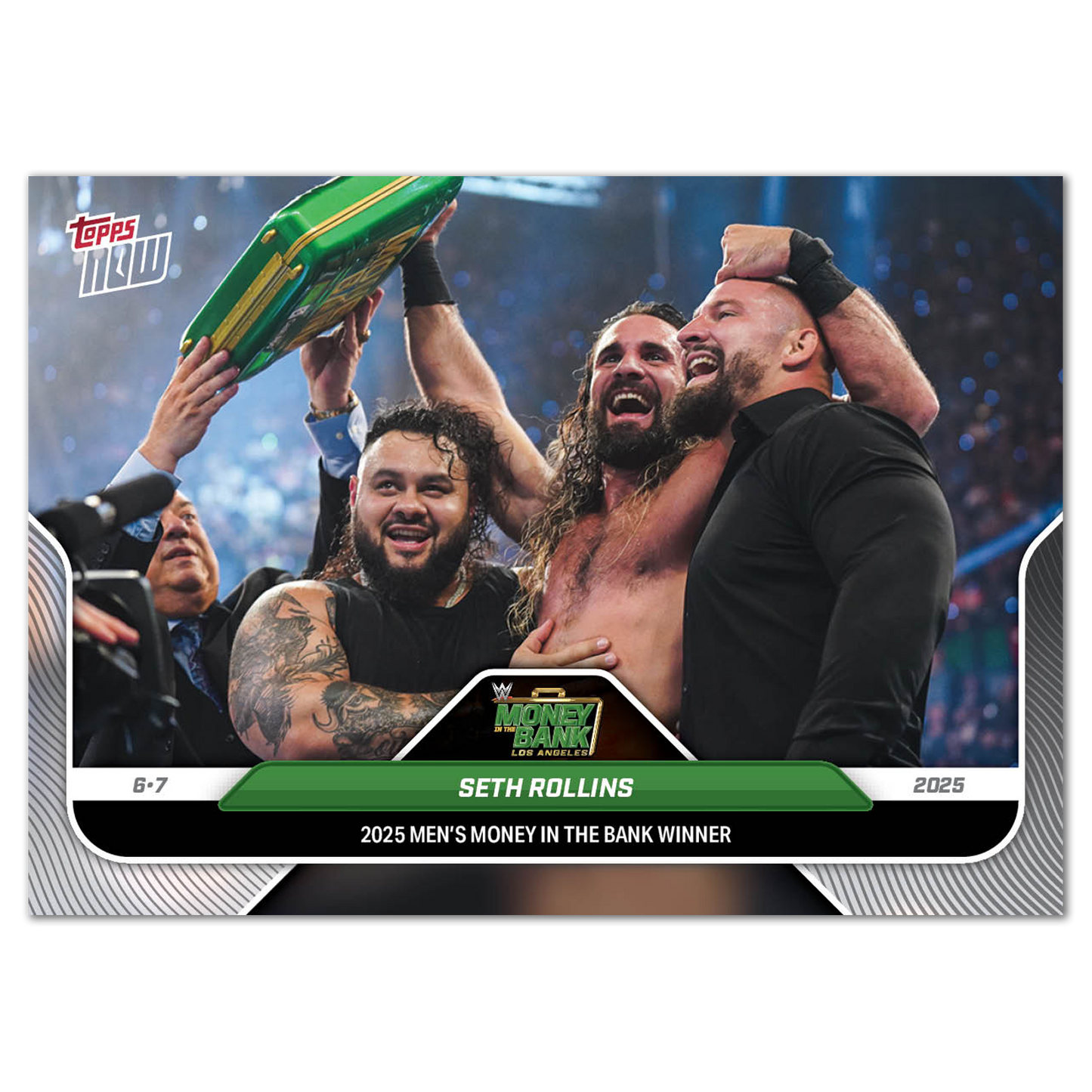 Seth Rollins - 2025 WWE Topps NOW® - Card 64 - PR: 1054