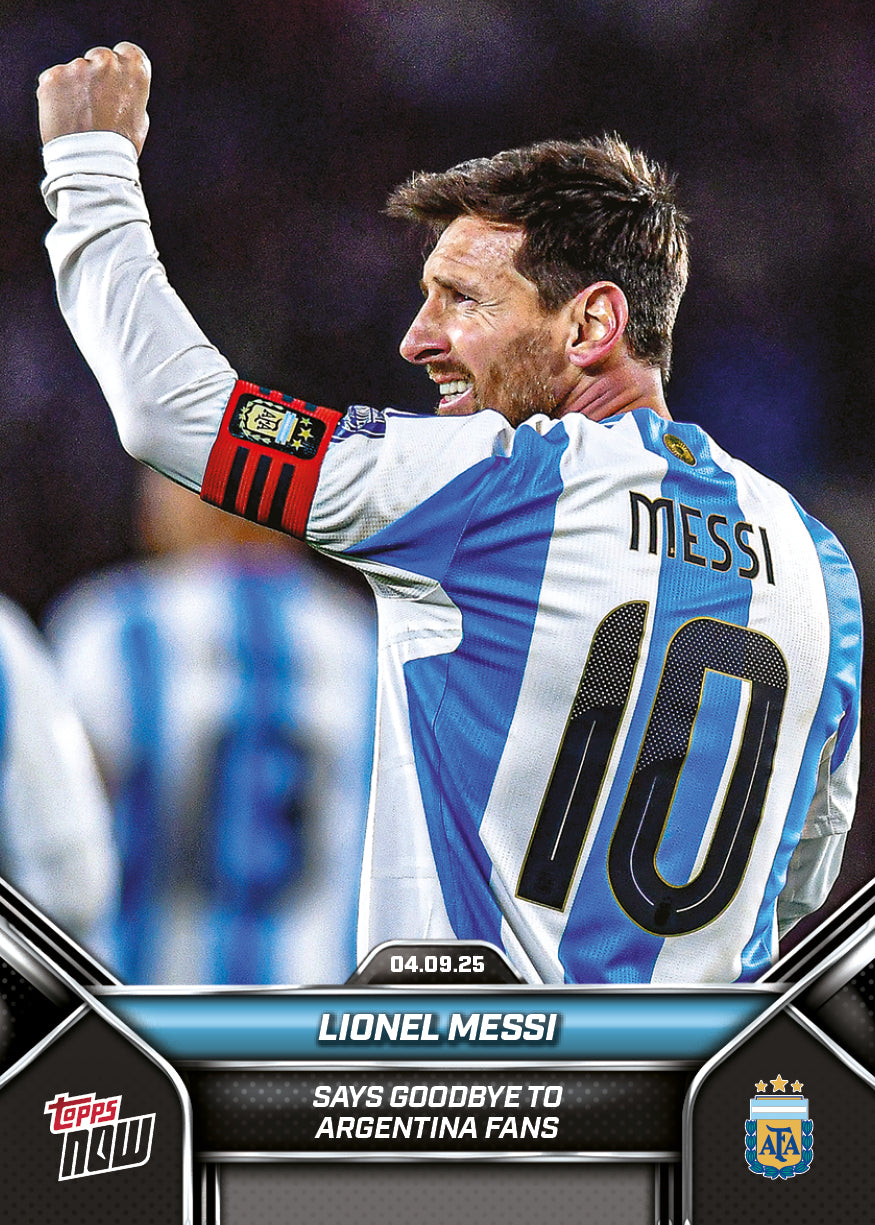 Lionel Messi - 2024-25 Argentina Topps NOW® - Card 2 - PR: 34982