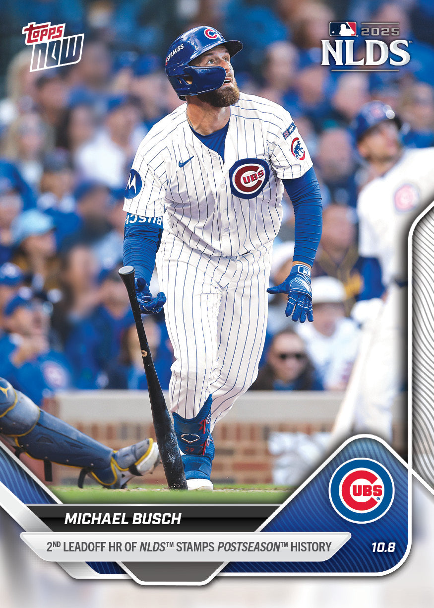 Michael Busch - 2025 MLB Topps NOW® - Card 842 - PR: 893