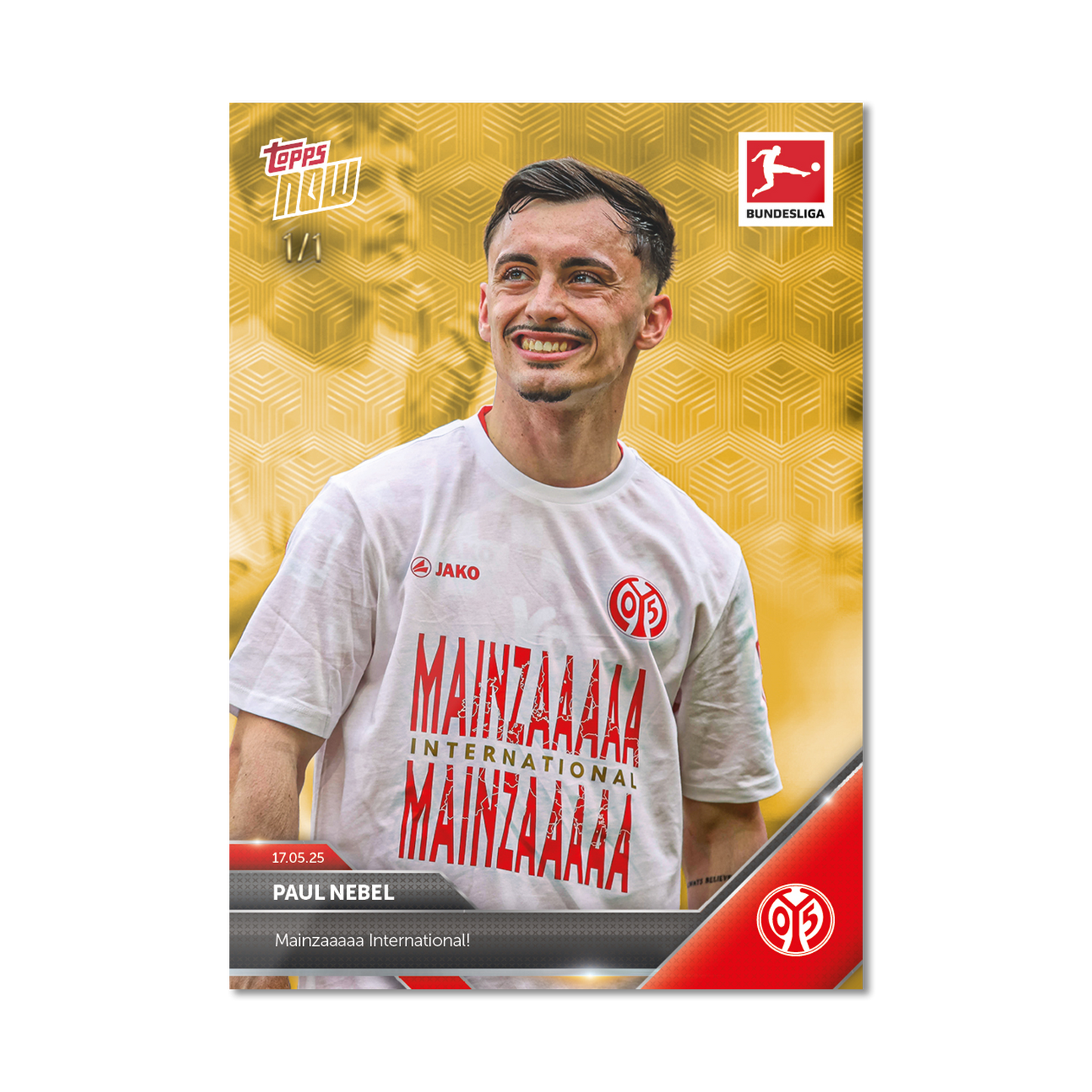 Paul Nebel - 2024-25 Bundesliga Topps NOW® - Card 191 - PR: 112