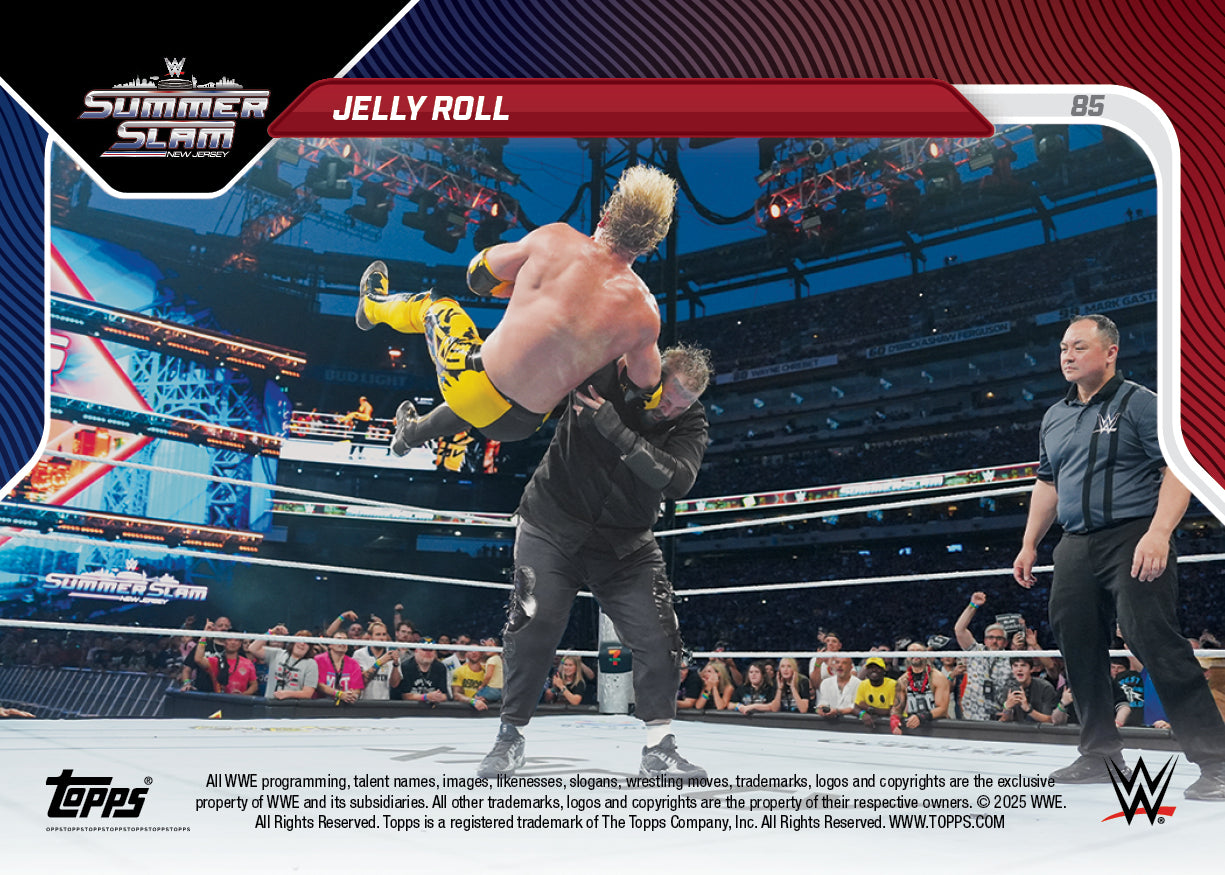 Jelly Roll - 2025 WWE Topps NOW® - Card 85 - LOOK FOR AUTOS - PR: 6239