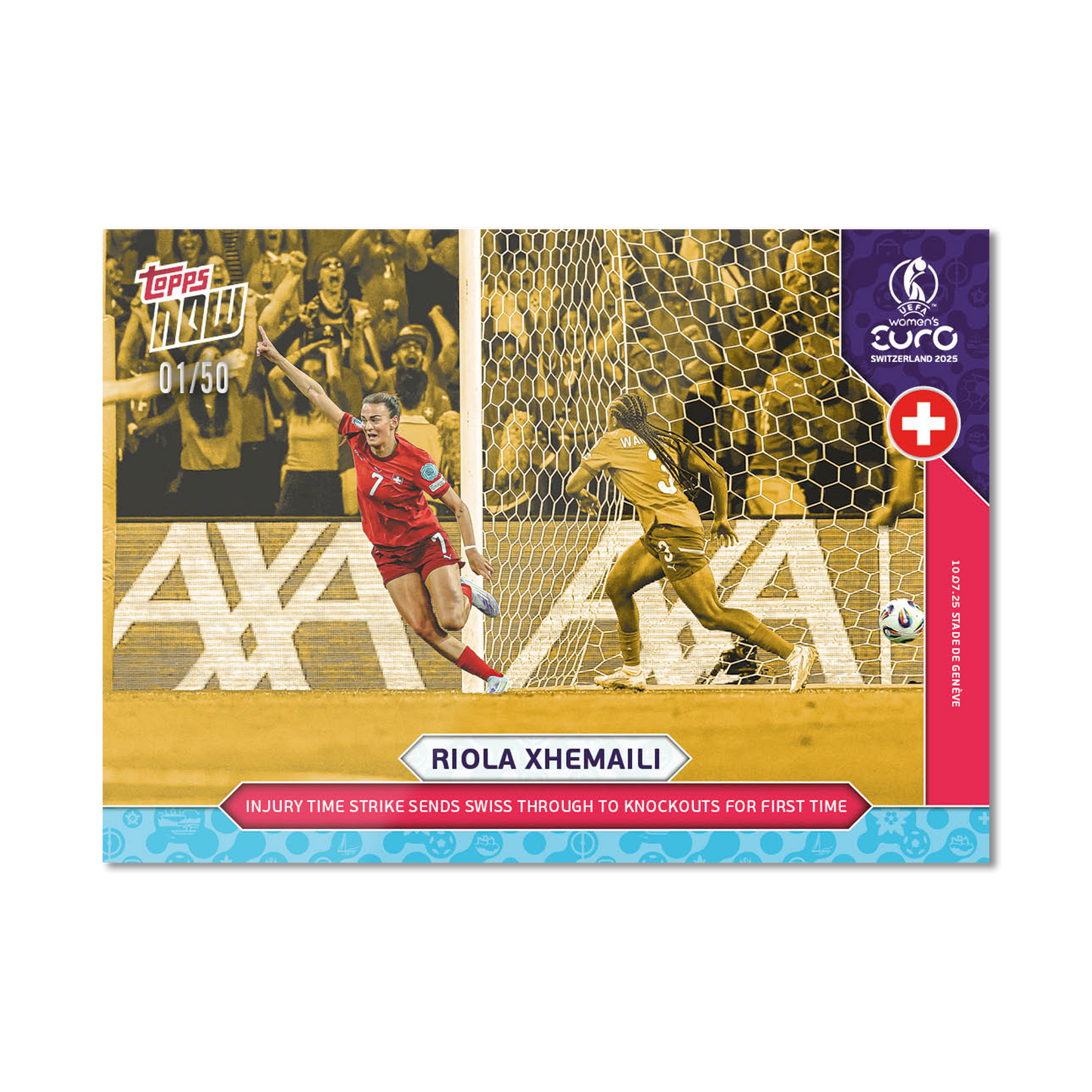 Riola Xhemaili - UEFA Women’s EURO 2025™ Topps NOW®  - Card 14 - PR: 101