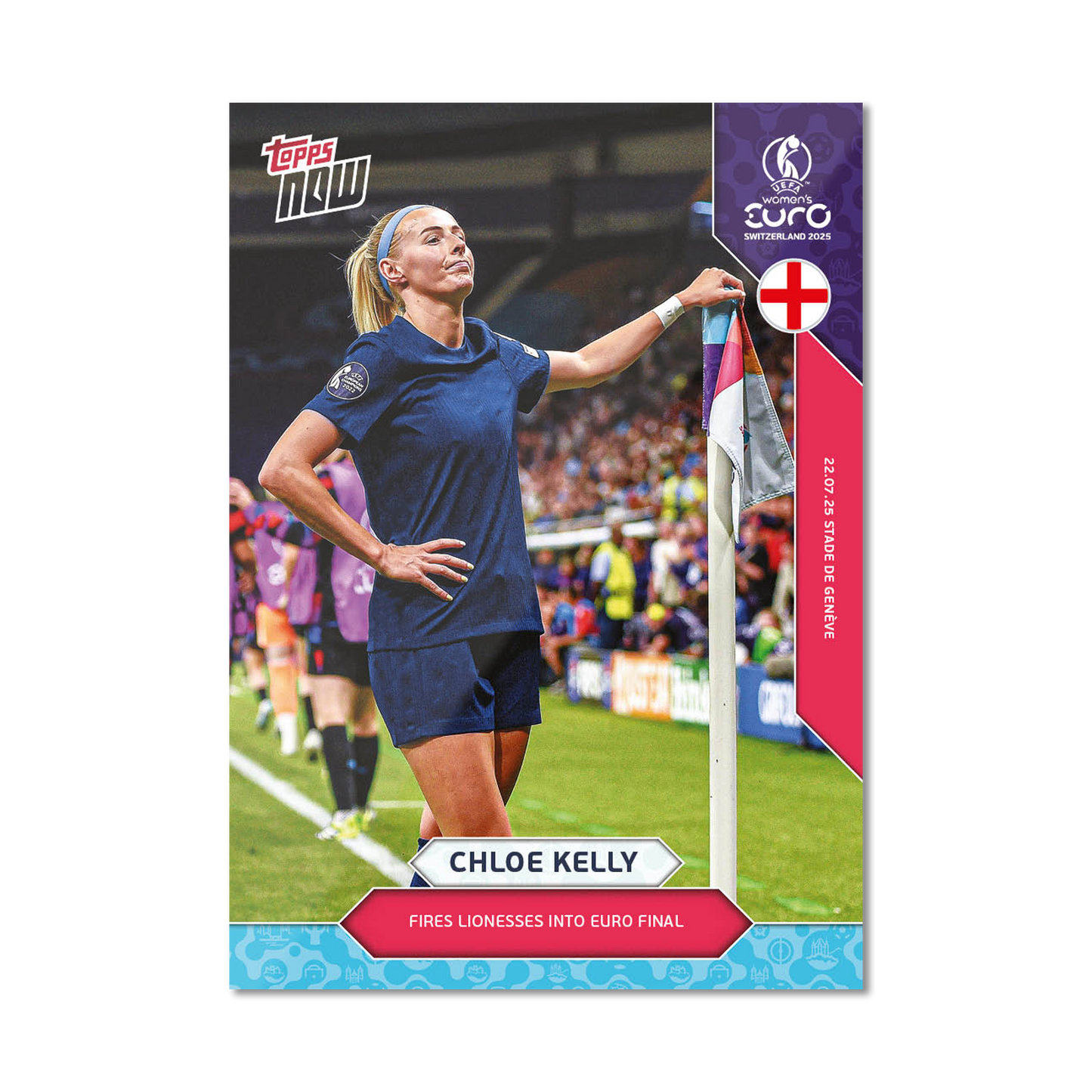 Chloe Kelly - UEFA Women’s EURO 2025™ Topps NOW® - Card 25 - PR: 685
