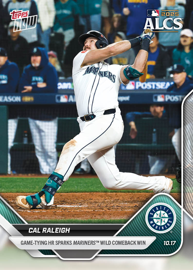 Cal Raleigh - 2025 MLB Topps NOW® - Card 881 - PR: 7683