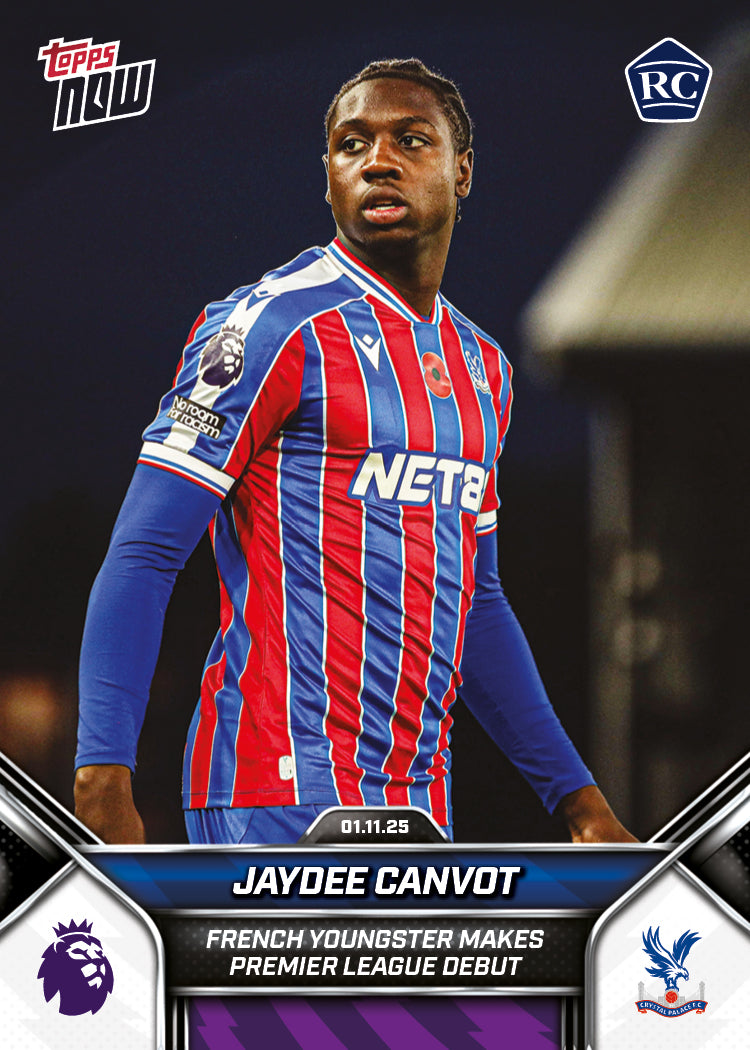 Jaydee Canvot - 2025-26 Premier League Topps NOW® - Card 49