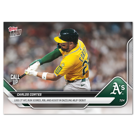 Carlos Cortes - 2025 MLB Topps NOW® - Card 460 - PR: 540