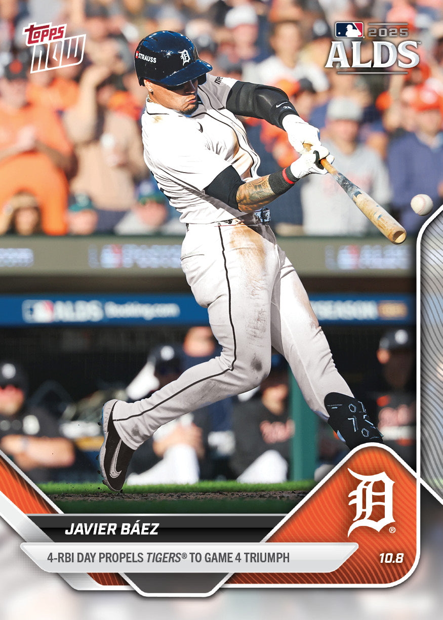 Javier Báez - 2025 MLB Topps NOW® - Card 841 - PR: 1010