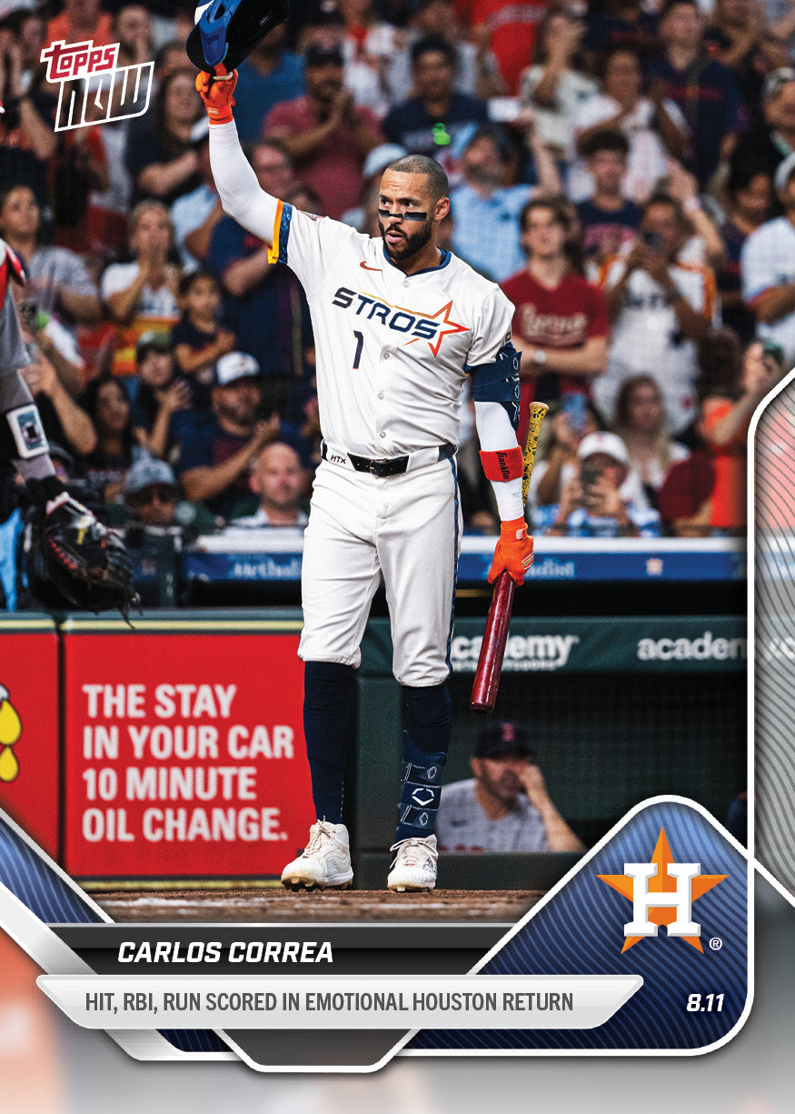 Carlos Correa - 2025 MLB Topps NOW® - Card 548 - PR: 640