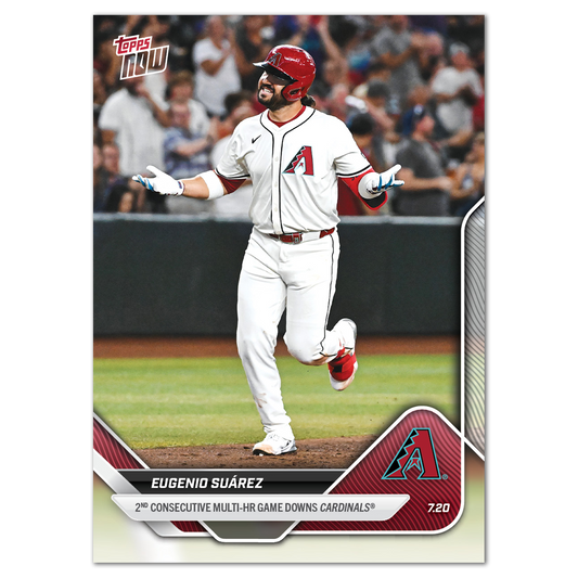 Eugenio Suárez - 2025 MLB Topps NOW® - Card 444 - PR: 428