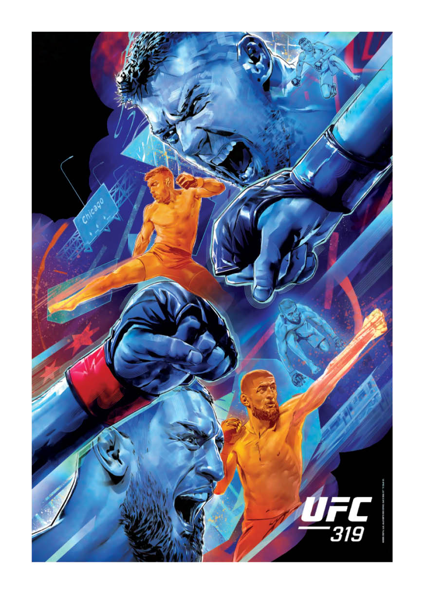 Khamzat Chimaev - 2025 UFC Topps NOW® - Card 28 - LOOK FOR AUTOS - PR: 6042