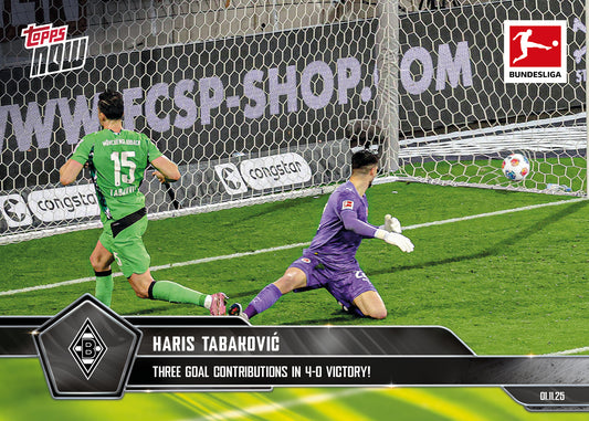 Haris Tabaković - 2025-26 Bundesliga Topps NOW® - Card 52
