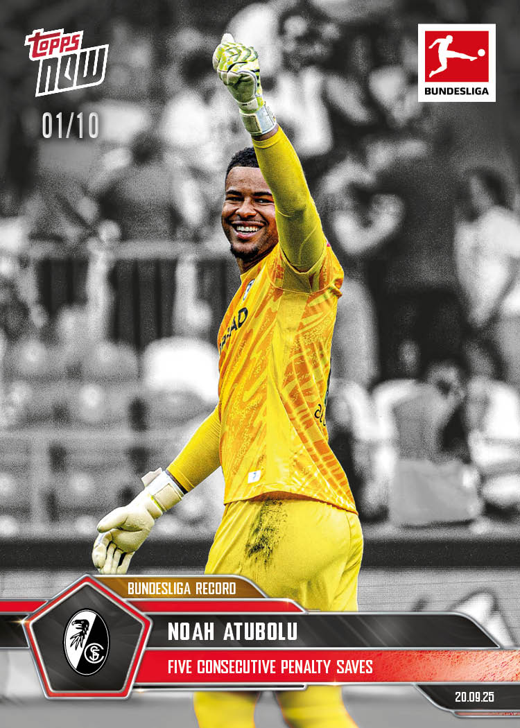 Noah Atubolu - 2025-26 Bundesliga Topps NOW® - Card 28 - PR: 187
