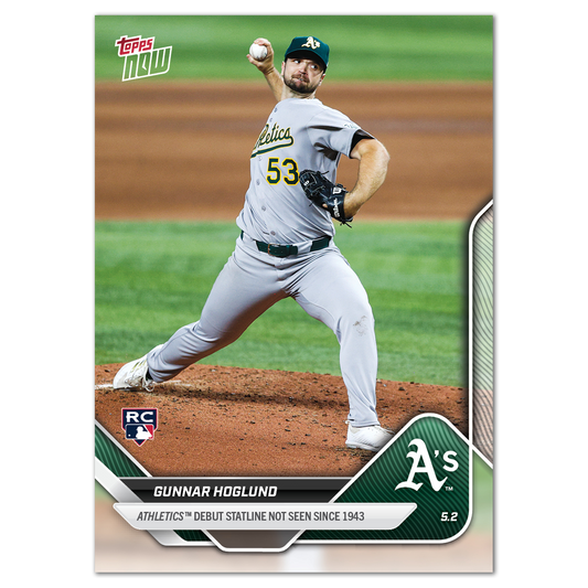 Gunnar Hoglund - 2025 MLB Topps NOW® - Card 129 - PR: 583