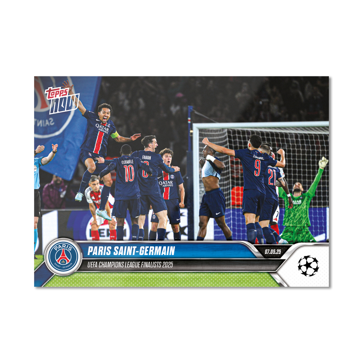 Paris Saint-Germain - 2024-25 UCL Topps NOW® - Card 157 - PR: 180
