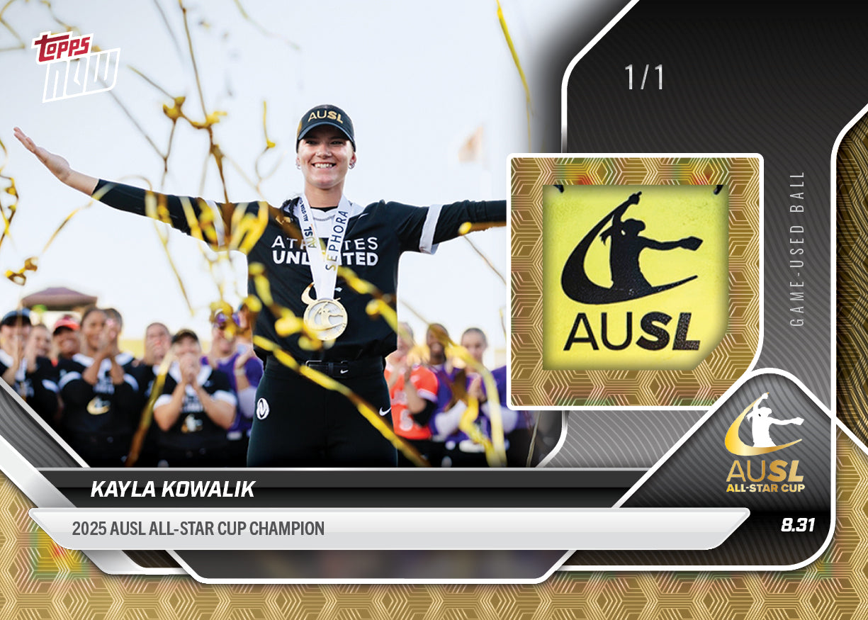 Kayla Kowalik - 2025 AUSL Topps NOW® - Card 38 - LOOK FOR RELICS - PR: 893